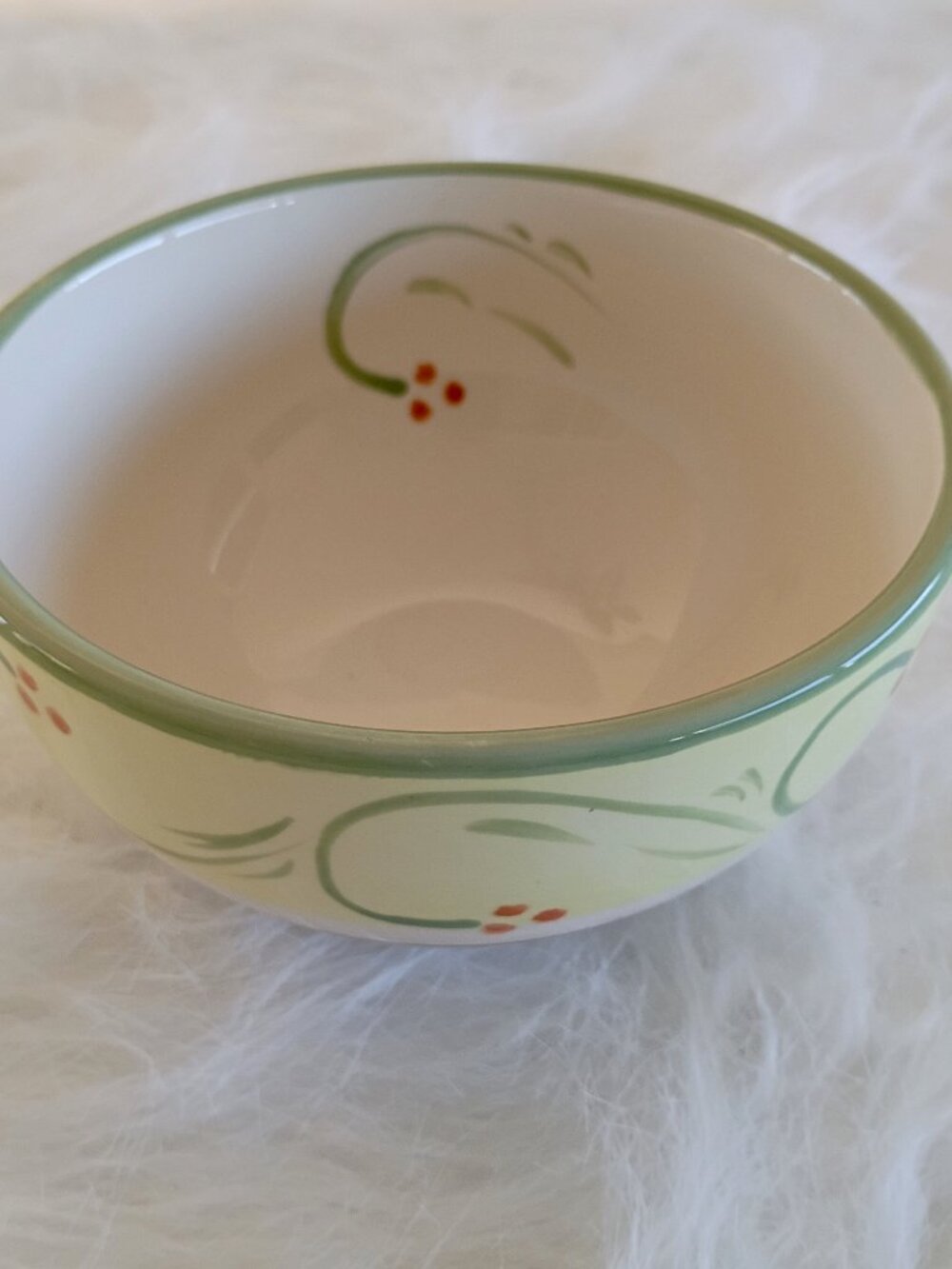 Pfaltzgraff Italian Vine Hand Painted Ceramic Bowl Discontinued Vintage 2006
